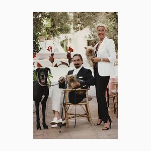 Slim Aarons, Count and Countess Jaime De Mora Y Aragon, Estate Stamped Photographic Print, 1980 / 2020s