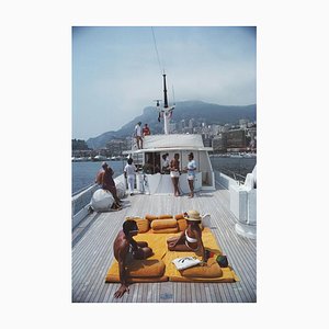 Slim Aarons, Scottis Yacht, Estate Stamped Photographic Print, 1981 / 2020s