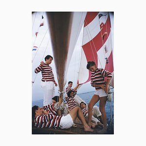 Slim Aarons, Adriatic Sailors, Estate Stamped Photographic Print, 1956 / 2020s