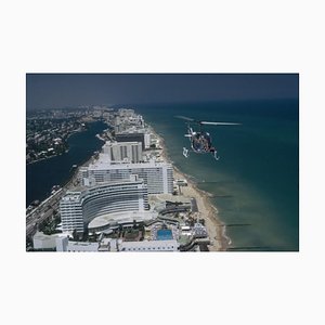 Lámina fotográfica Slim Aarons, Aerial Miami Beach, Estate, 1972/2020