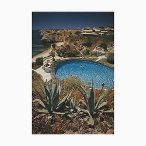 Slim Aarons, Algarve Hotel Pool, Estate Stamped Photographic Print, 1970 / 2020s