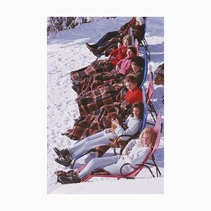 Slim Aarons, Apres Ski, Estate Stamped Photographic Print, 1963 / 2020s