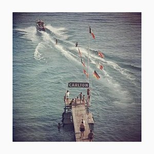 Slim Aarons, Cannes Watersports, Estate Stamped Photographic Print, 1958 / 2020s
