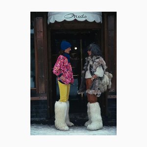 Slim Aarons, Cortina Dampezzo, Tirage Photo Estampillé Estate, 1982 / 2020