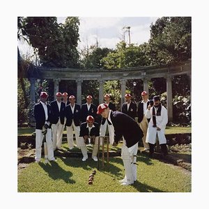 Slim Aarons, Dapper Cricketers, Estate Stamped Photographic Print, 1957 / 2020s