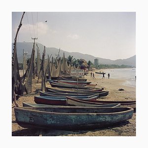 Slim Aarons, Fishing Boats, Estate Stamped Photographic Print, 1952 / 2020s