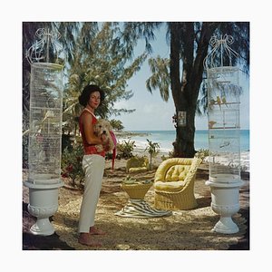 Slim Aarons, Gloria Schiff, Estate Stamped Photographic Print, 1963 / 2020s