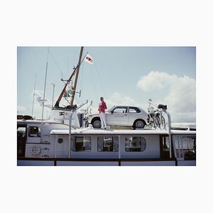 Slim Aarons, Sin problemas de transporte, Impresión fotográfica del estado, 1982/2020