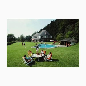 Slim Aarons, Von Oswald House, Estate Stamped Photographic Print, 1986 / 2020s