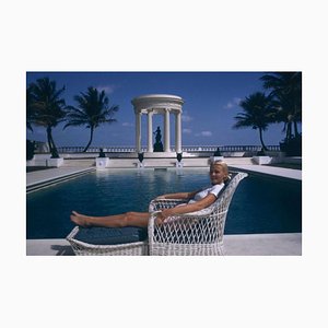 Slim Aarons, Czs House Beach, Estate Stamped Photographic Print, 1955 / 2020s