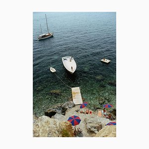 Slim Aarons, Porto Ercole, Estate Stamped Fotodruck, 1973 / 2020er