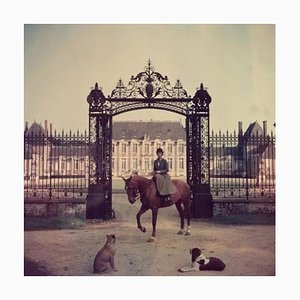 Lámina fotográfica Slim Aarons, entrada ecuestre, finca, 1957/2020