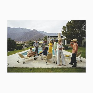 Slim Aarons, Desert House Party, Estate Stamped Photographic Print, 1970 / 2020s