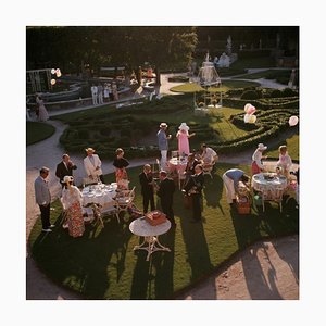 Slim Aarons, Garden Party, Impression Photo Estampillée Estate, 1970 / 2020