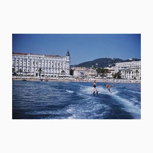 Slim Aarons, Cannes Watersports, Impression photographique estampillée Estate, 1958 / 2020
