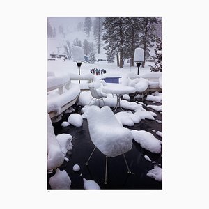 Slim Aarons, Squaw Valley Snow, Impression photographique estampillée Estate, 1961 / années 2020