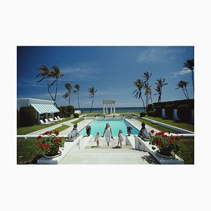 Slim Aarons, Neo-Classical Pool, Estate Stamped Photographic Print, 1985 / 2020s