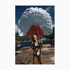 Slim Aarons, Paraglider, Estate Stamped Photographic Print, 1968 / 2020s