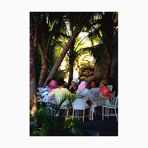 Slim Aarons, Oberons Lunch, Estate Stamped Fotodruck, 1966 / 2020er