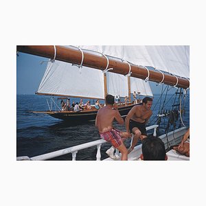 Slim Aarons, Holiday in Boston, Estate Stamped Photographic Print, 1959 / 2020s