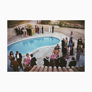 Slim Aarons, Black Tie Poolside, Impression photographique estampillée Estate, 1973 / 2020