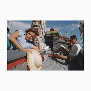 Slim Aarons, Capri Cruise, Impression photographique estampillée Estate, 1958 / 2020