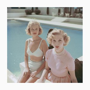 Slim Aarons, Connelly and Guest, Estate Stamped Photographic Print, 1955 / 2020s