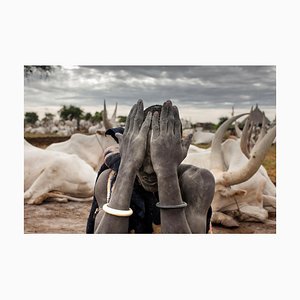 South Sudan Cattlemen, Limited Edition Framed Print