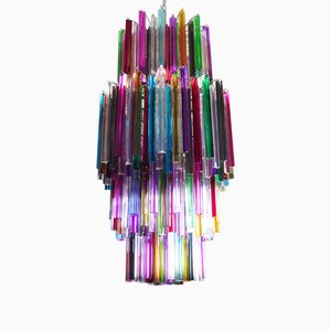 Lustre en Verre Murano Multicolore, 1990s