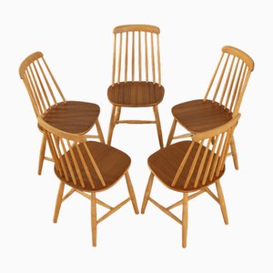 Rung Chairs, 1960s, Set of 5