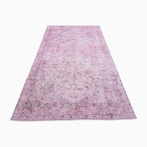 Tappeto in lana rosa tribale, Turchia, 1960