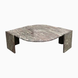 Mesa de centro de mármol de Roche Bobois, años 70