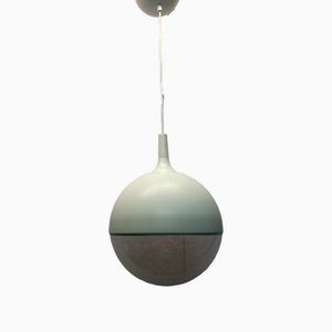 Lampada da soffitto Space Age Väster vintage bianca di Knut Hagberg per Ikea, Svezia