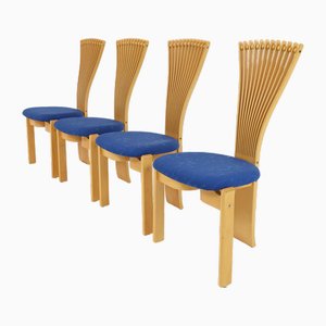 Totem Dining Chairs by Torstein Nilsen for Westnofa, 1980s, Set of 4