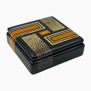 Art Deco Lacquer Box in the style of Jean Dunand, 1940