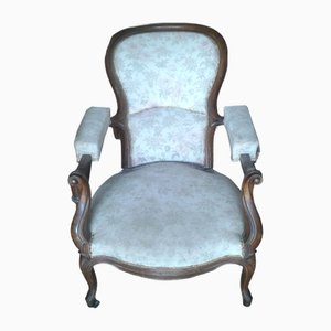 Set of 19th Century Voltaire Armchairs in Walnut, France