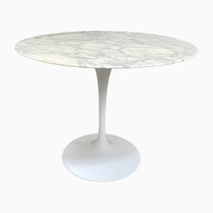 Small Round Marble Table, 1970s