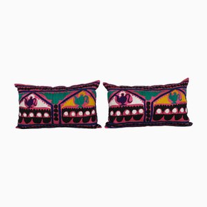 Turkish Suzani Cushion Covers, 2010s, Set of 2