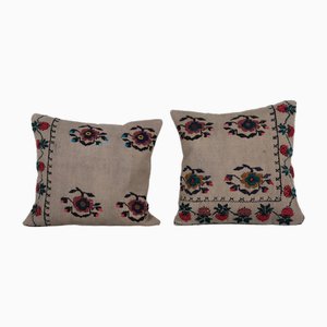 Handwoven Kilim Cushion Covers, 2010s, Set of 2