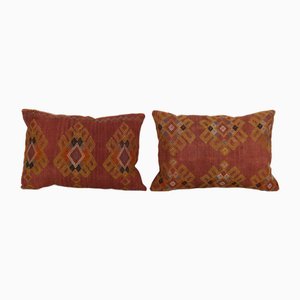 Anatolian Wool Cushion Covers, 2010s, Set of 2