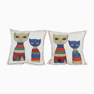 Tashkent Suzani Cushion Covers, 2010s, Set of 2