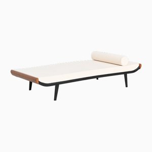 Sofá cama Cleopatra en Bouclé de André Cordemeyer Dick Cordemeijer para Auping, Países Bajos, 1954