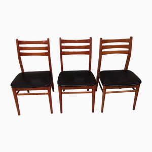 Vintage Scandinavian Chairs, 1960s, Set of 3