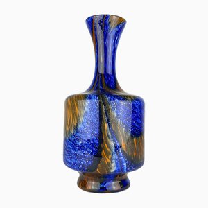 Italienische Vintage Murano Glas Vase von Carlo Moretti, 1970er