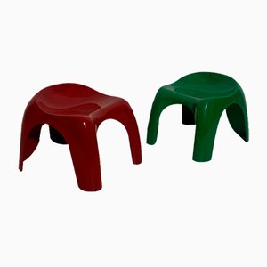 Efebino Stools by Stacy Dukes for Artemide, 1960s, Set of 2