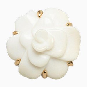 Yellow Gold Camellia Ring from Chanel