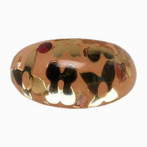 Berg Inclusion Pink Gold Acrylic Resin Ring by Louis Vuitton