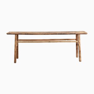 Table Console Rustique en Orme