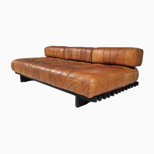 Ds-80 Daybed in Cognac Leather from de Sede, 1970s