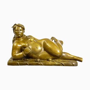 20th Century Sculpture in Patinated Bronze attributed to Fernando Botero